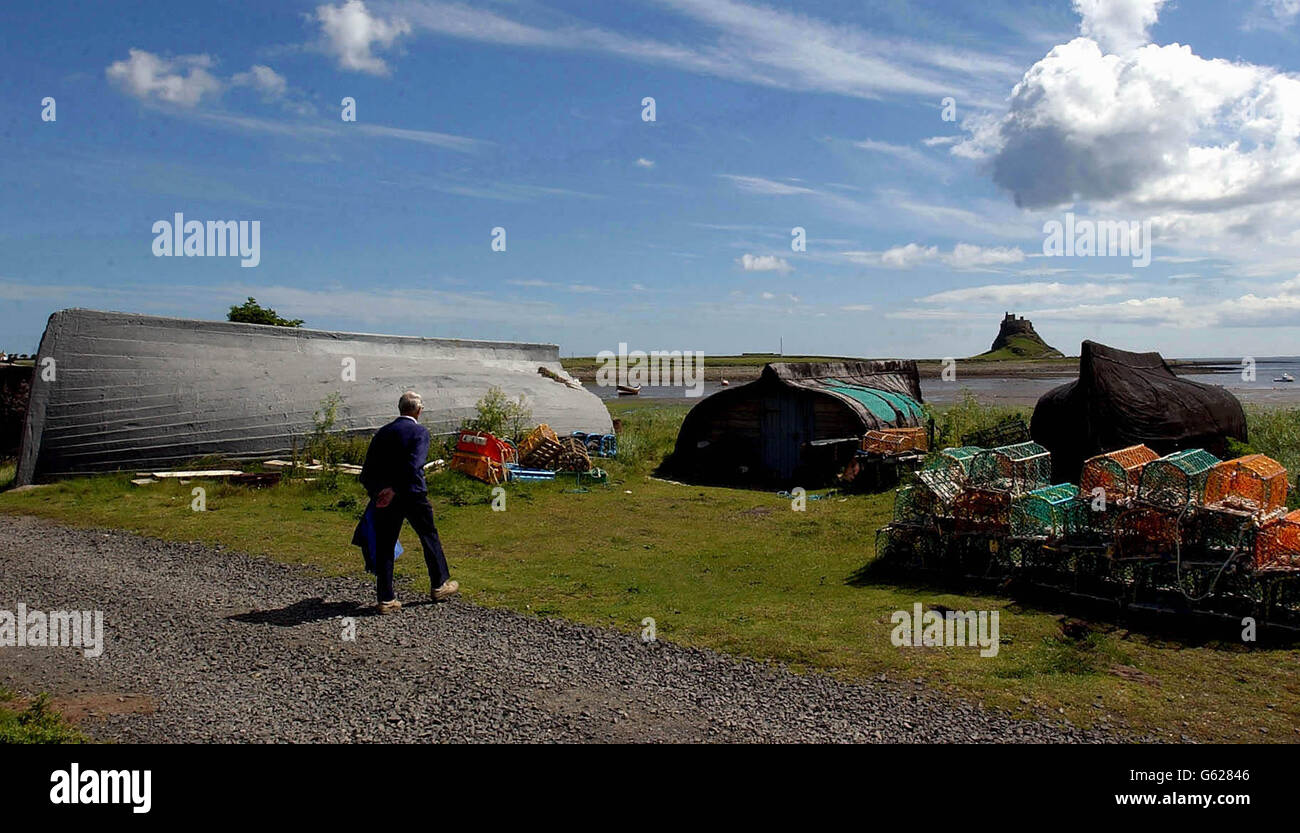 Holy Island Stockfoto