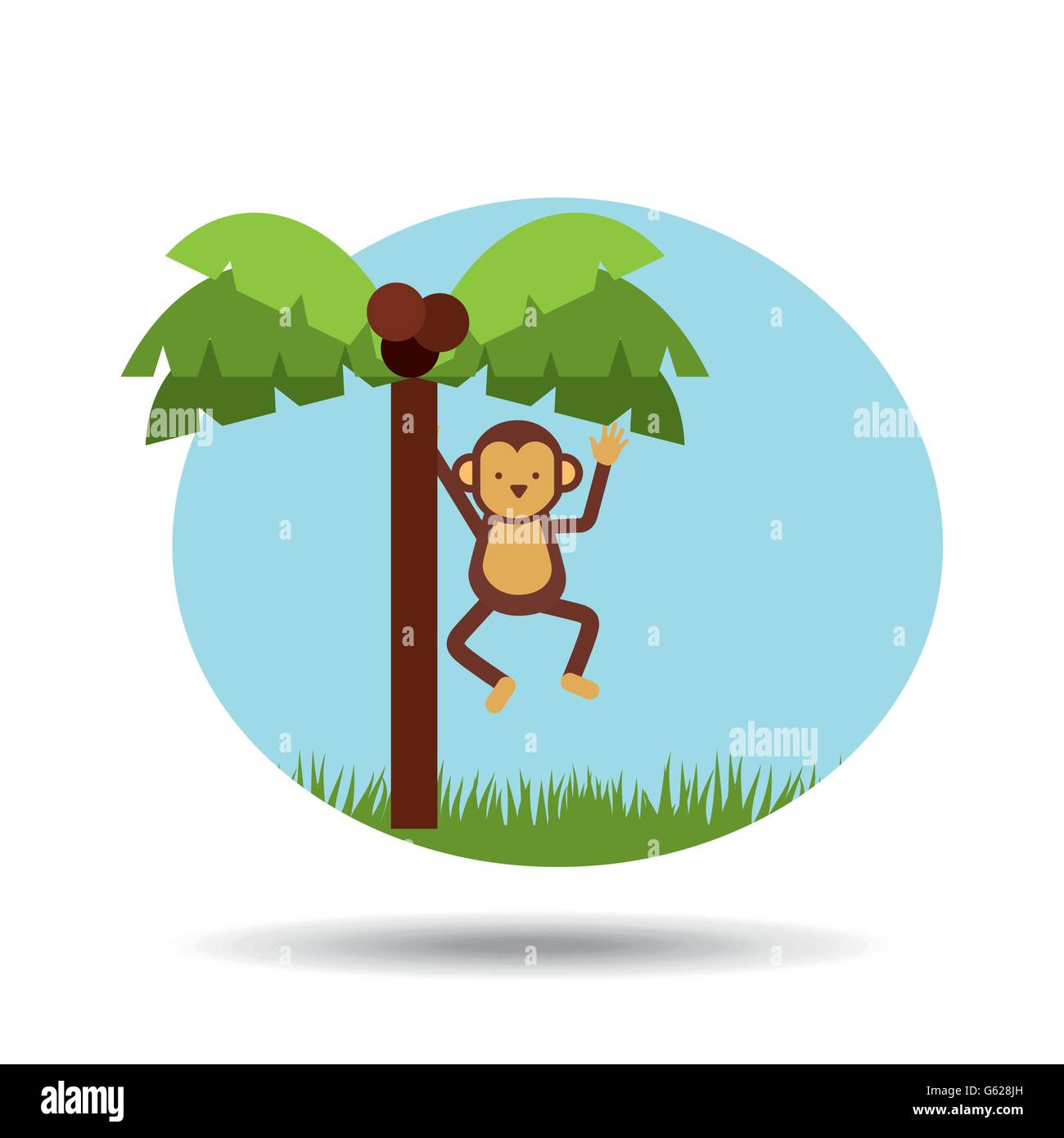 süße Tiere gestalten Stock Vektor