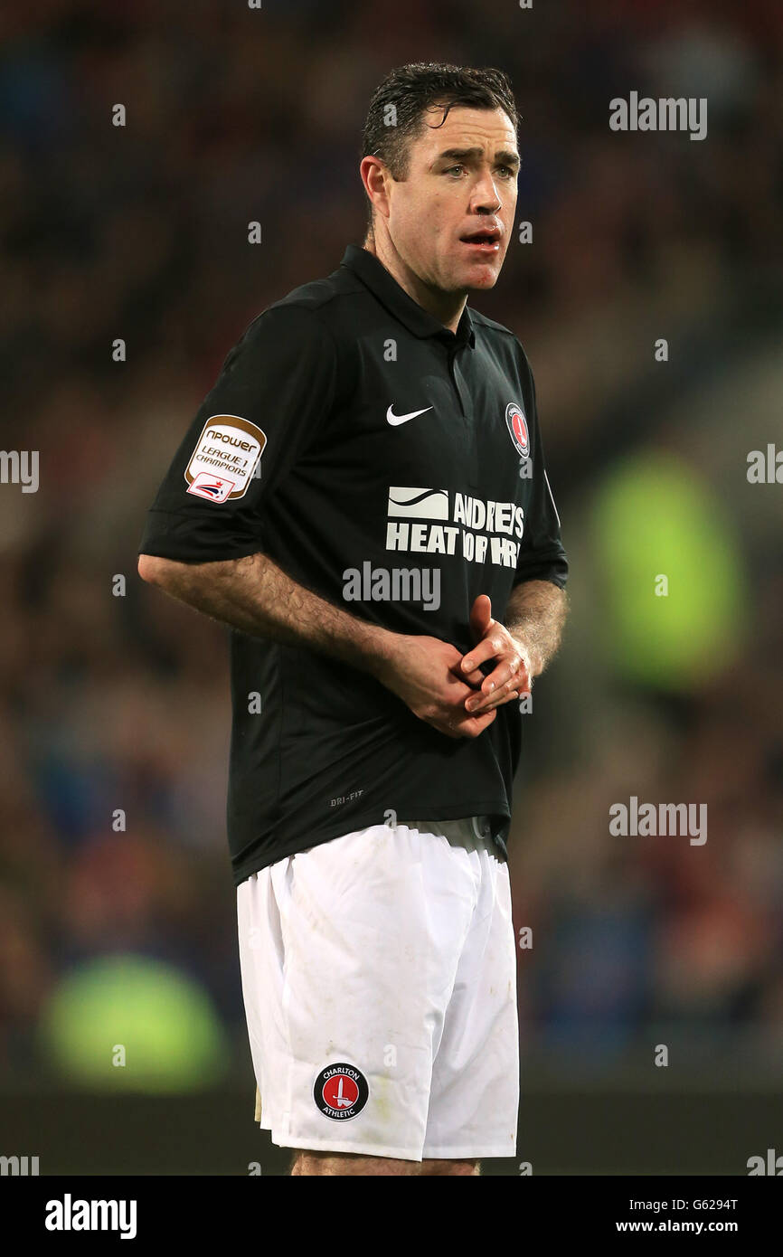 Fußball - npower Football League Championship - Cardiff City / Charlton Athletic - Cardiff City Stadium. Andy Hughes, Charlton Athletic Stockfoto