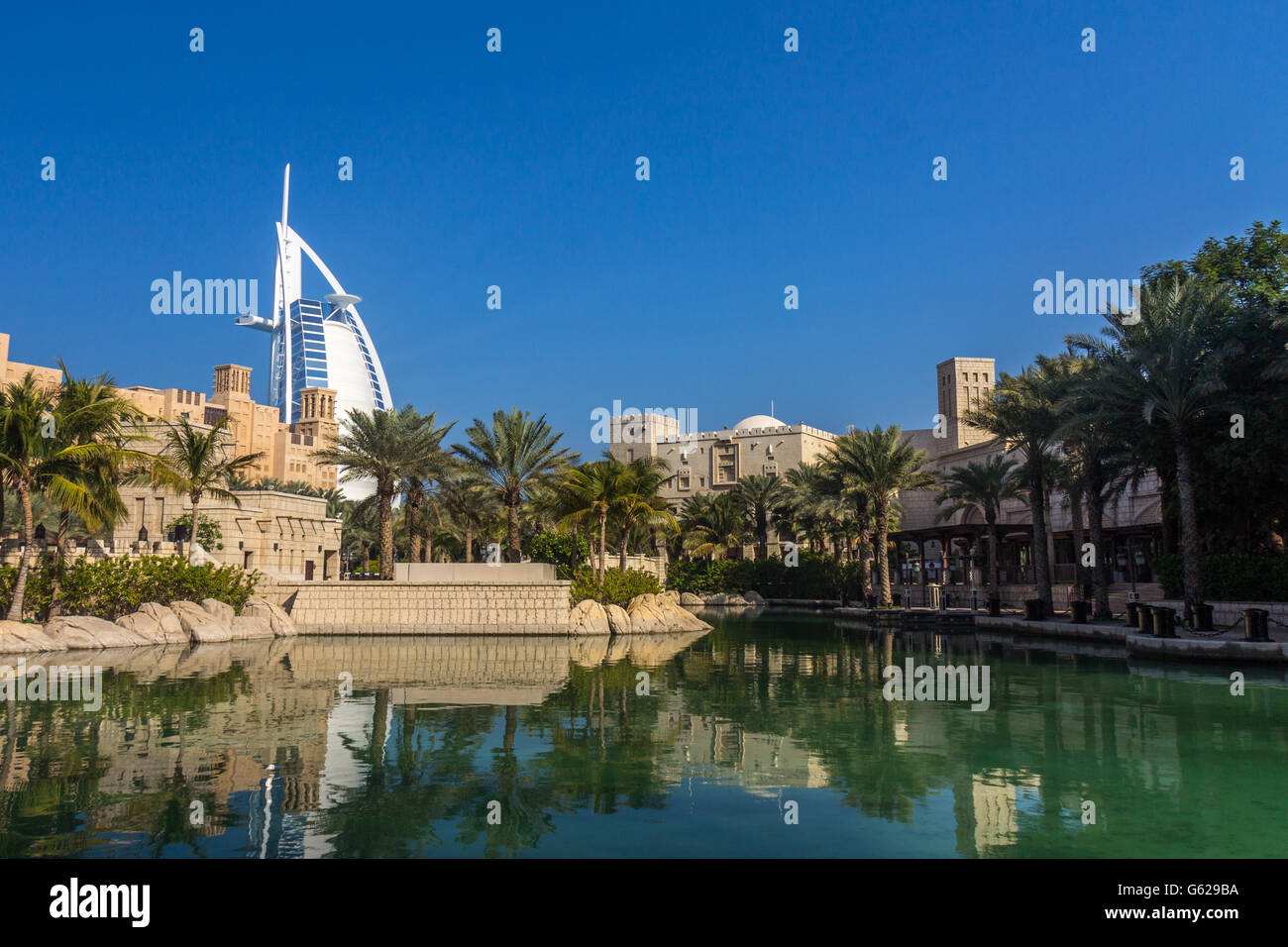Burj Al Arab in Dubai Stockfoto