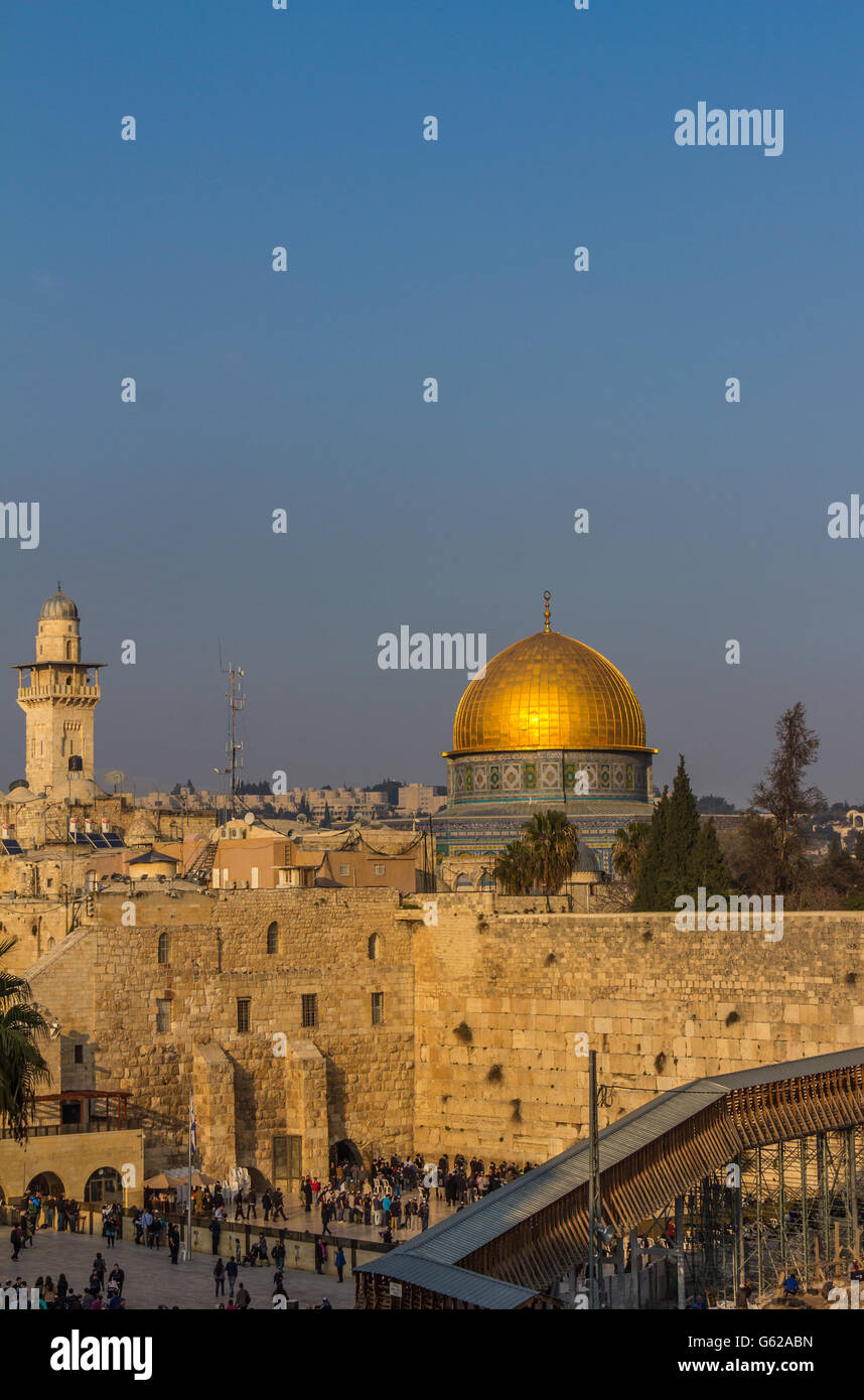Felsendom in Jerusalem Stockfoto