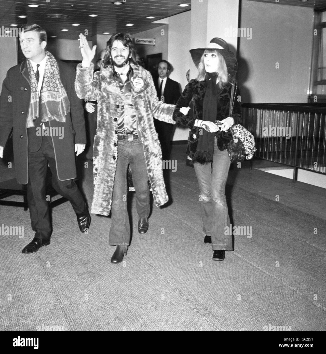 Unterhaltung - Celebrity Sichtung - Flughafen Heathrow, London Stockfoto