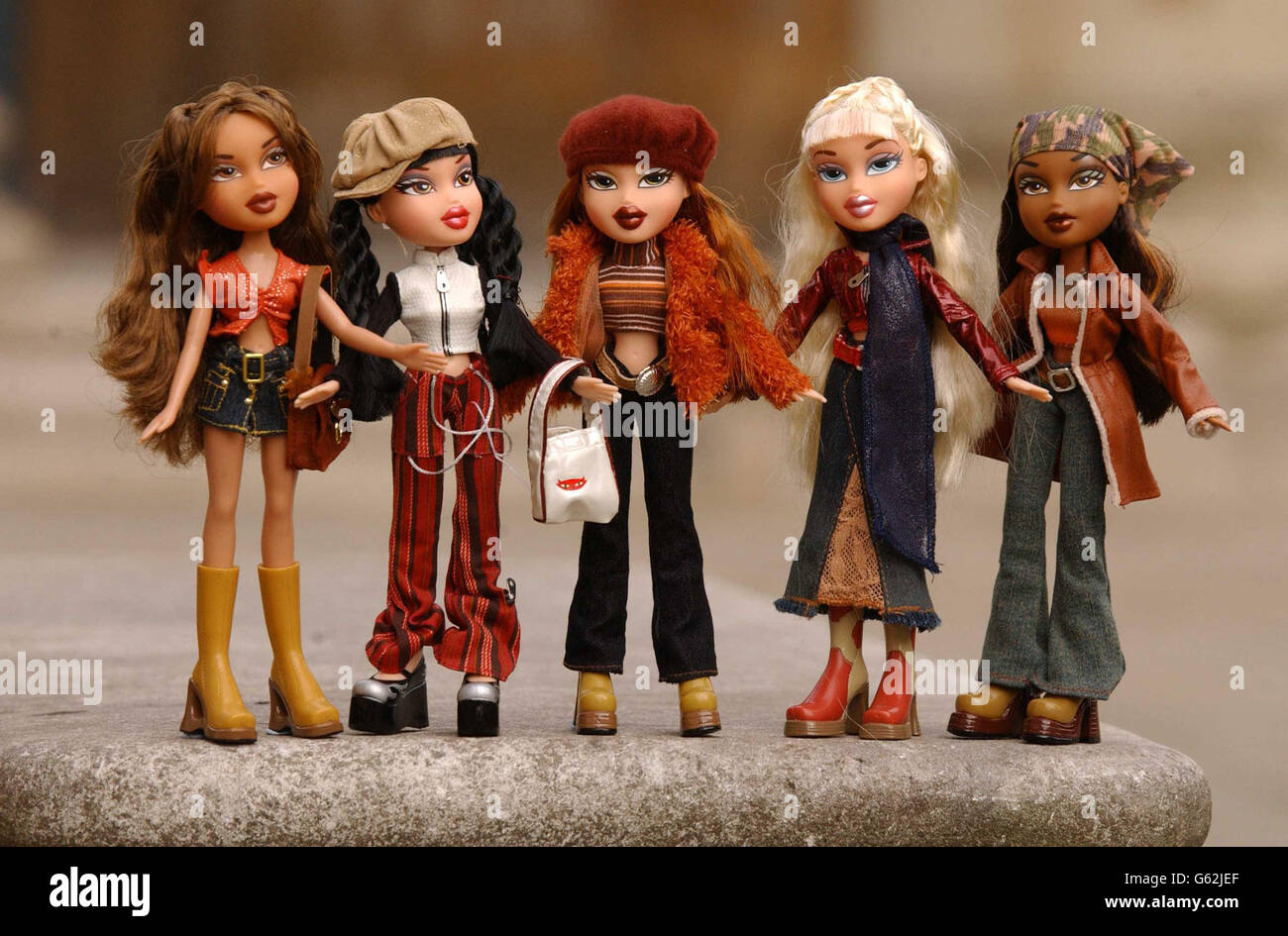 Träumen Sie Spielzeug 2002 - die Bratz Puppen Stockfotografie - Alamy