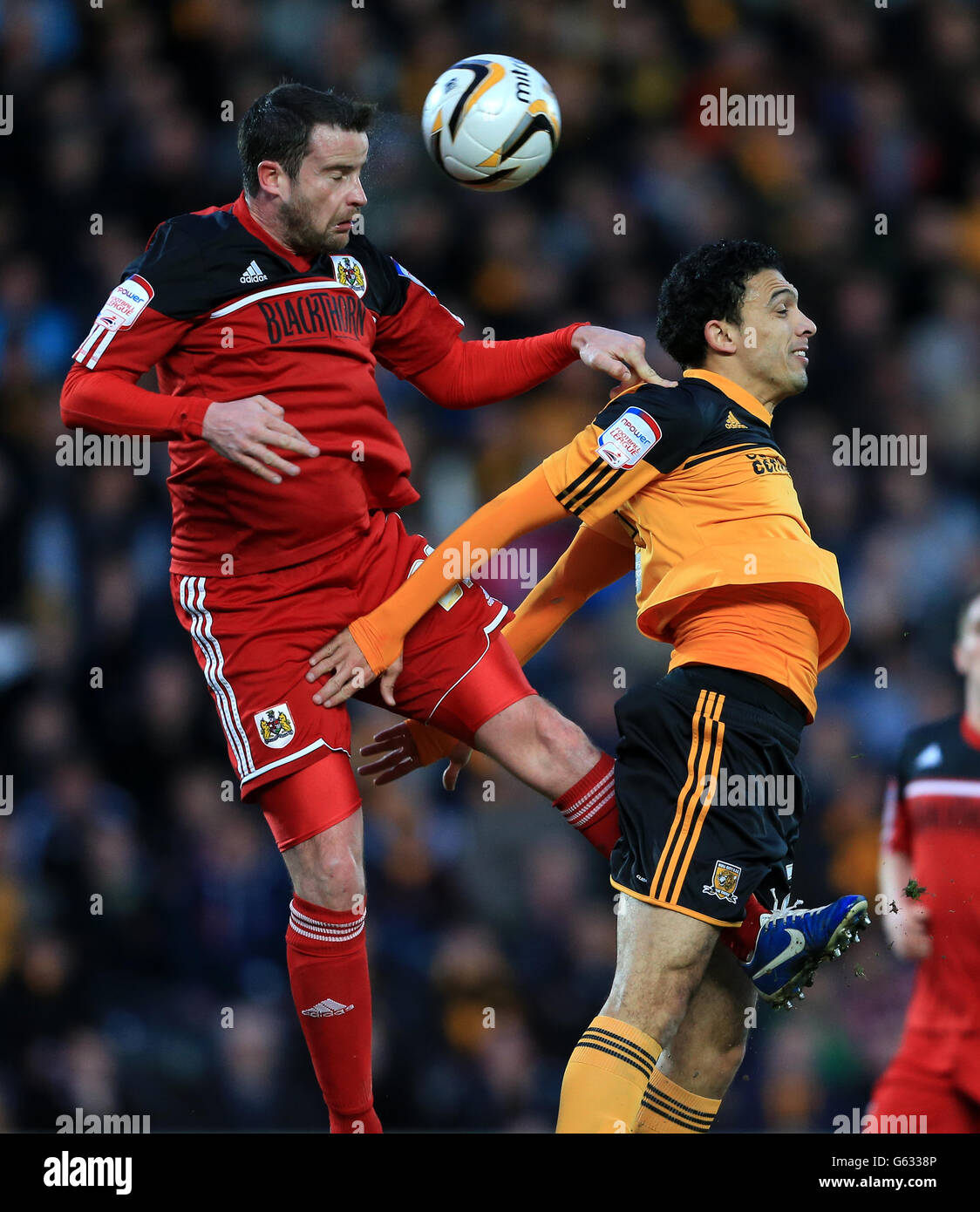 Fußball - Npower Football League Championship - Hull City gegen Bristol City - KC Stadium Stockfoto