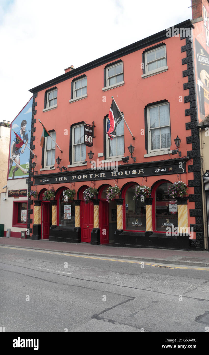 Im Porter House Public House in Tipperary Stadt, Grafschaft Tipperary, Irland (Eire). Stockfoto