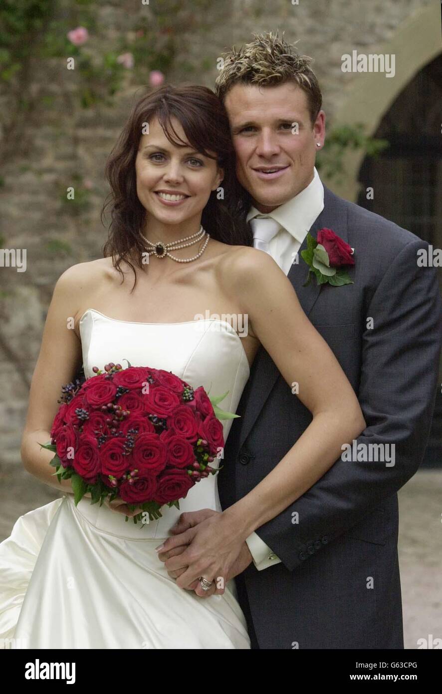 Cracknell/Turner-Hochzeit Stockfoto