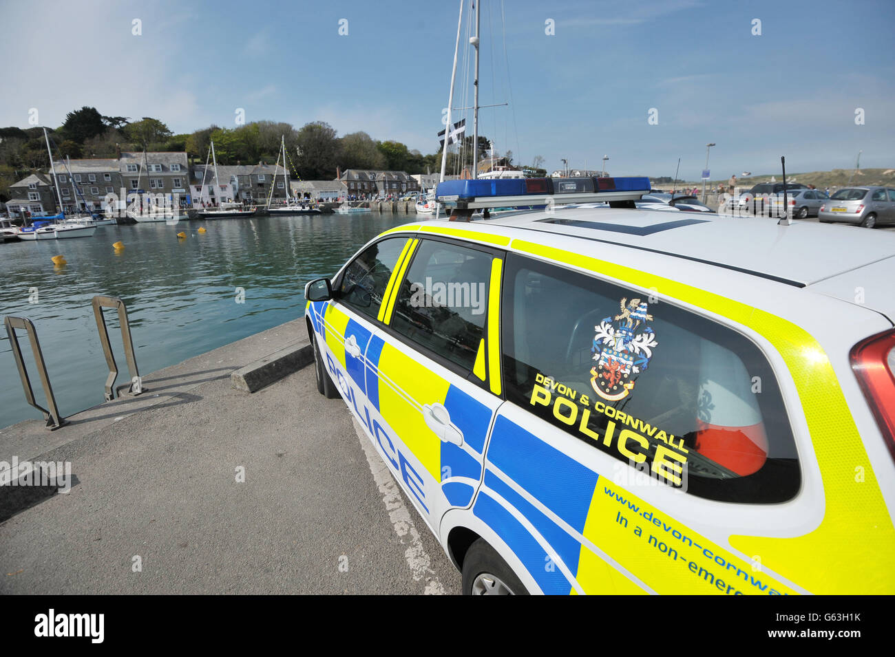 Schnellboot-Unfall Stockfoto