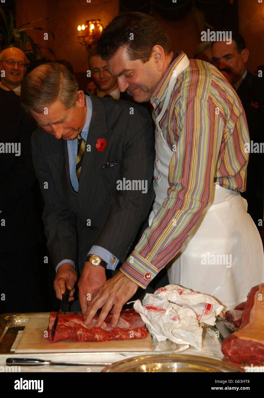 Prince Of Wales Italien-Besuch Stockfoto