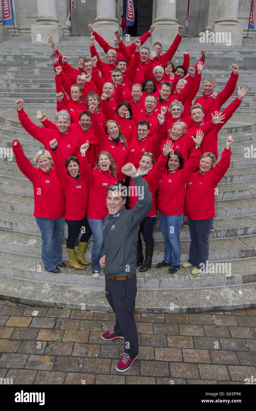 Segeln - Clipper 2013 / 14 Runde der World Yacht Race Photocall - die Guildhall Stockfoto