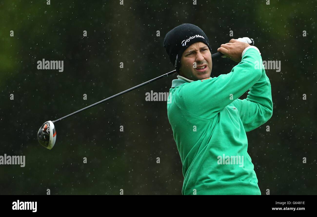 Golf - 2013 BMW PGA Championship - Tag zwei - Wentworth Golf Club. Der Spanier Jorge Campillo am zweiten Tag der BMW PGA Championship 2013 im Wentworth Golf Club. Stockfoto