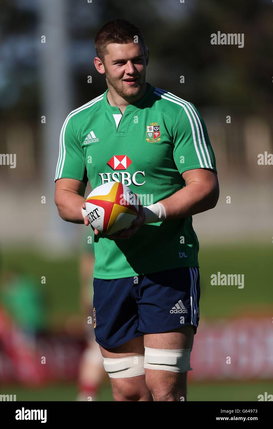 Britische und irische Löwen Dan Lydiate während des Trainings im North Sydney Oval, Sydney in Australien. Stockfoto