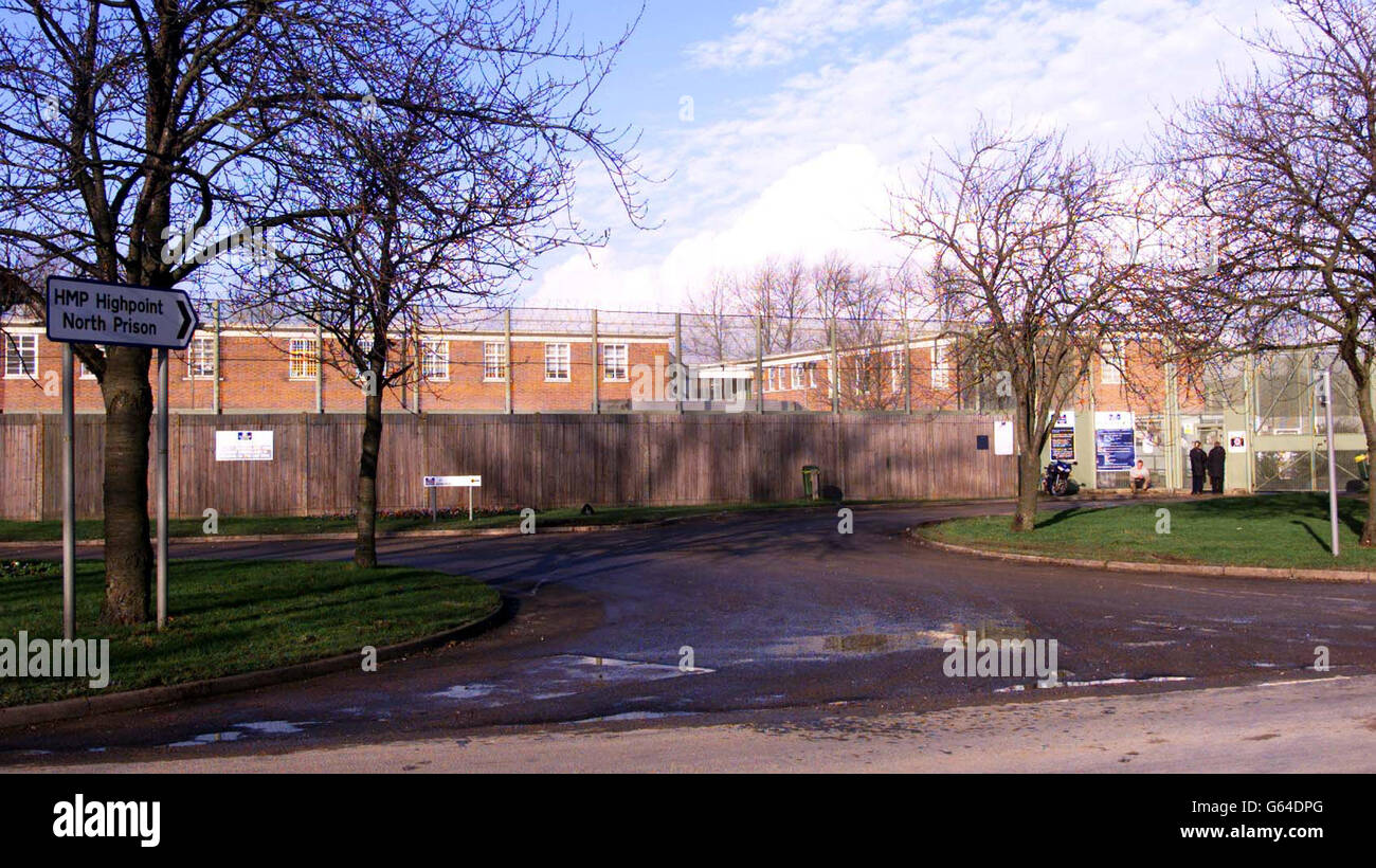 HMP Highpoint in Suffolk Stockfoto