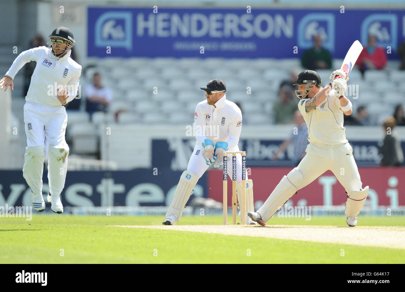 Cricket - Investec Testreihen - zweiter Test - England V Neuseeland - Tag 3 - Headingley Stockfoto