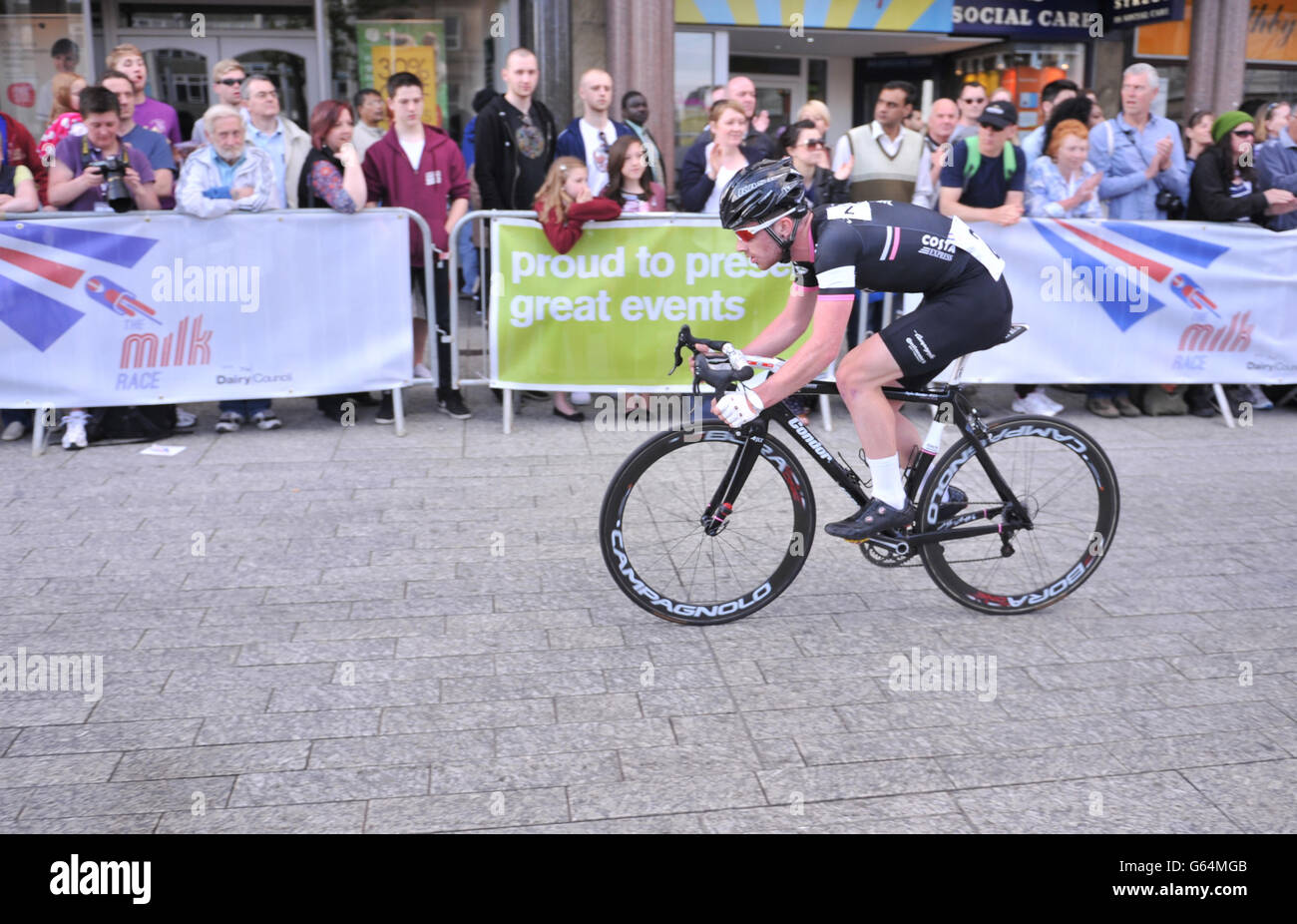 -2013 Milch Radrennen - Nottingham Stockfoto