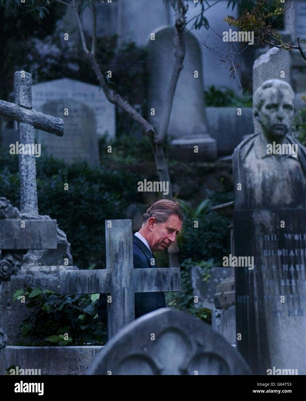 Prince Of Wales Italien-Besuch Stockfoto