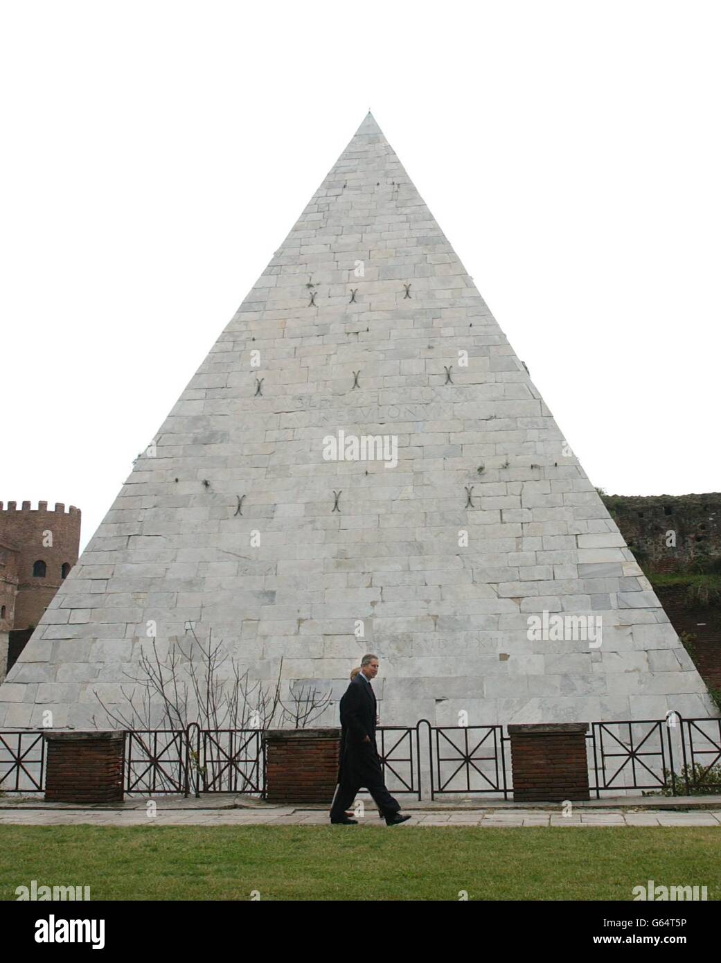 Prince Of Wales Italien-Besuch Stockfoto