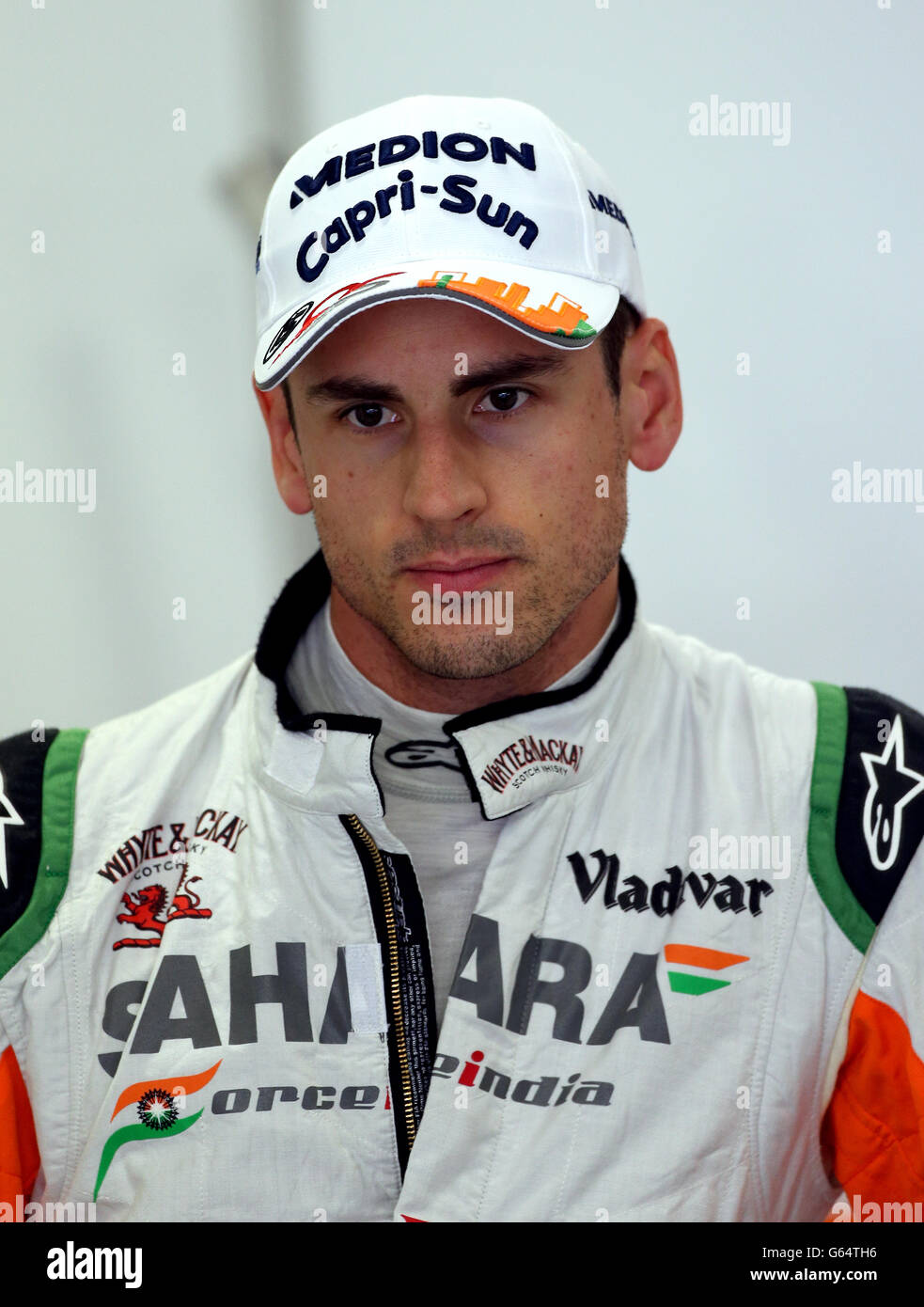 Adrian Sutil, Inder der Sahara Force, während des Trainings auf dem Circuit de Catalunya, Barcelona. DRÜCKEN SIE VERBANDSFOTO. Bilddatum: Freitag, 10. Mai 2013. Siehe PA Story AUTO Spanish. Bildnachweis sollte lauten: David Davies/PA Wire. EINSCHRÄNKUNGEN: Die Nutzung unterliegt Einschränkungen. Redaktionelle Verwendung nur in Printmedien und im Internet. Kein Handy oder Fernseher. Kommerzielle Nutzung mit vorheriger Zustimmung. Stockfoto