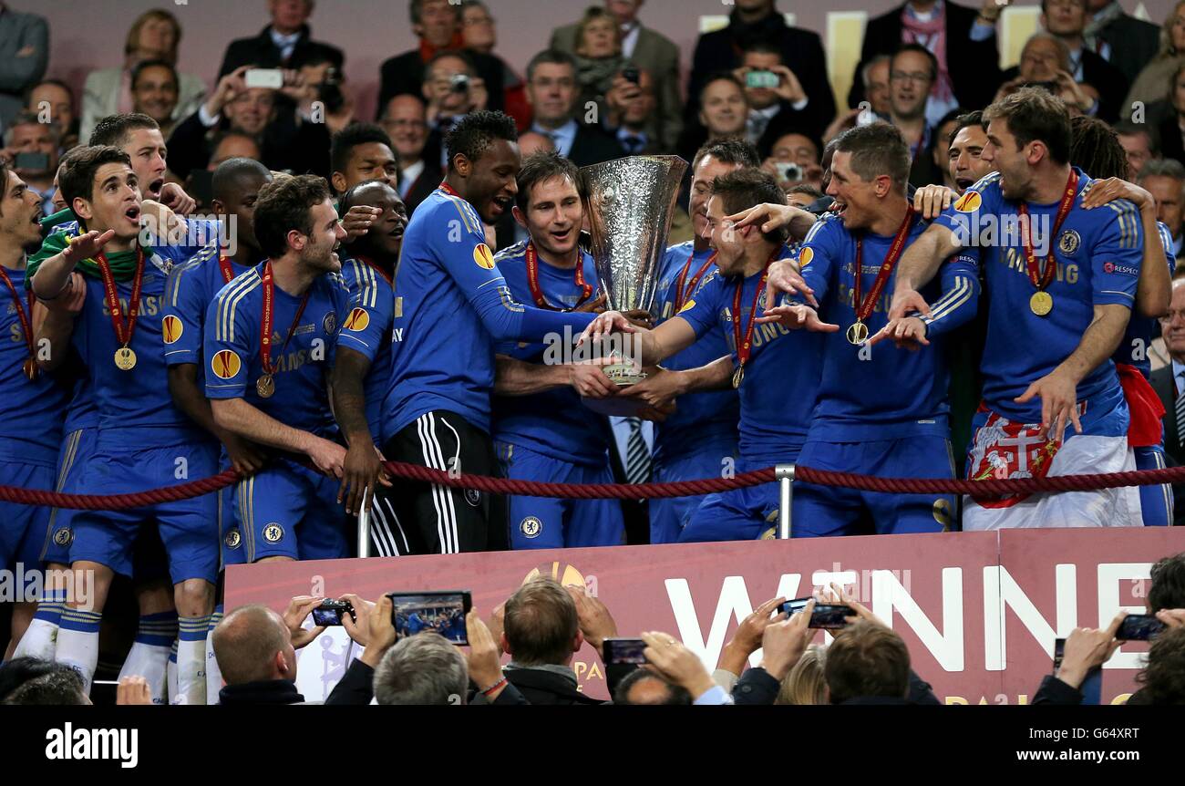 Fußball - UEFA Europa League Finale - Benfica V Chelsea - Amsterdam Arena Stockfoto