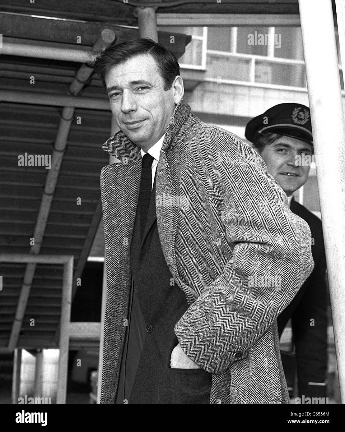 Schauspieler Yves Montand Stockfoto