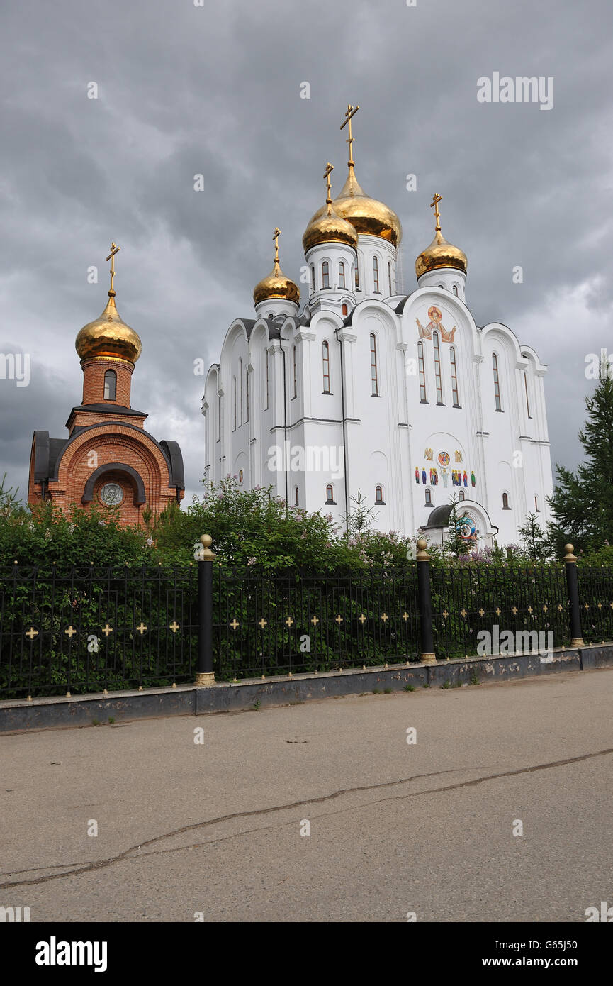 Orthodoxe Kirche. Syktyvkar, Republik Komi, Russland. Stockfoto