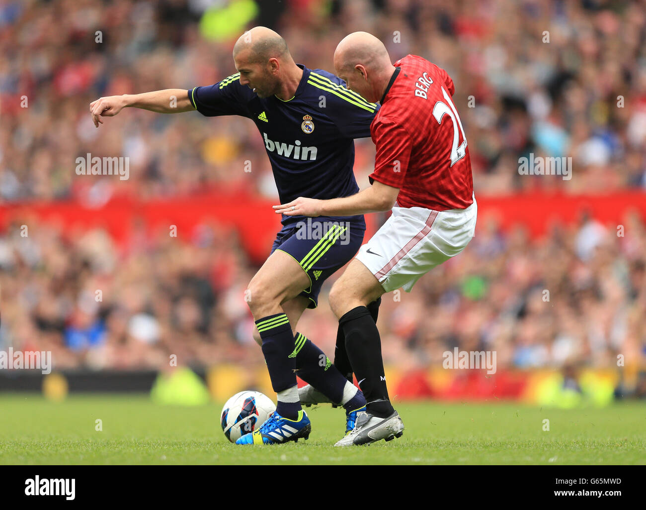 Fußball - Legenden Freundschaftsspiel - Manchester United Legenden V Real Madrid-Legenden - Old Trafford Stockfoto