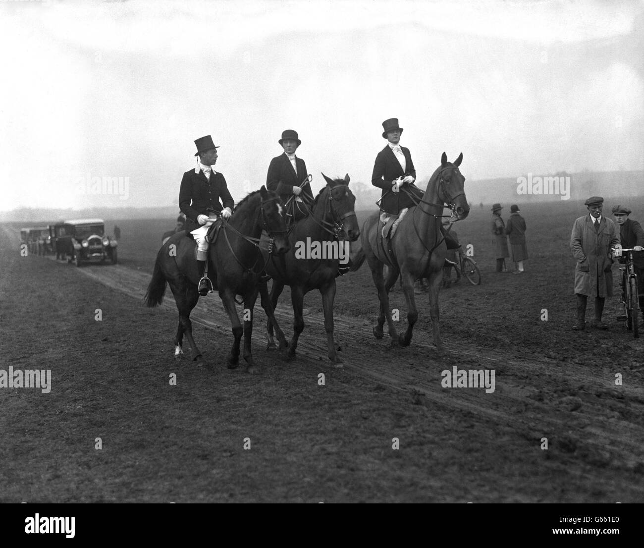 Royalty - Duke of York - Haushalt Kavallerie Punkt treffen - Kelmarsh Stockfoto