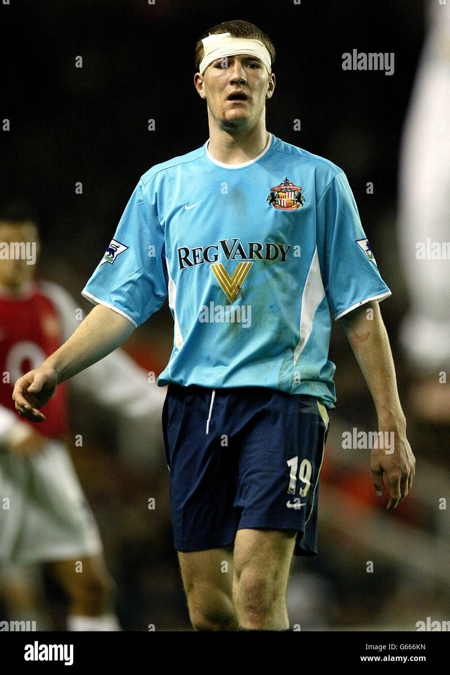 Kevin Kyle von Sunderland während der Niederlage von Arsenal gegen Sunderland im 3. Worthington Cup-Spiel in Highbury, London, 3-2. Stockfoto