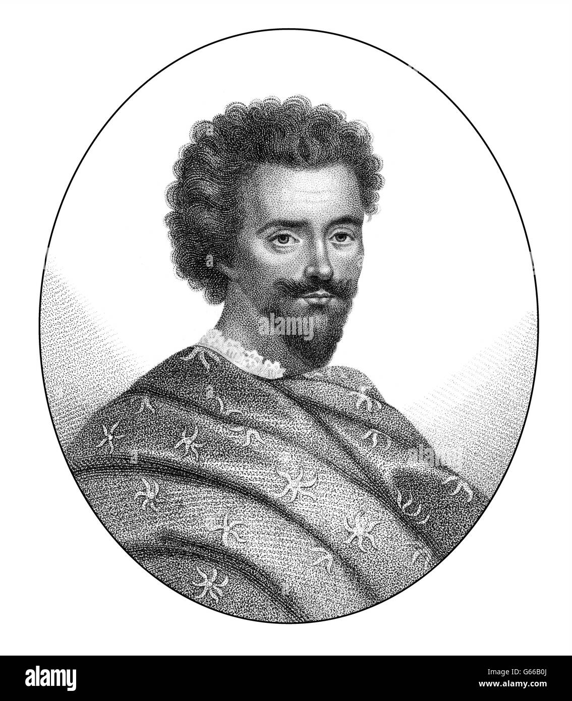 Edward Herbert, 1. Baron Herbert von Cherbury oder Chirbury, 1583-1648, ein Anglo-Waliser Soldat, Diplomat, Historiker, Dichter und reli Stockfoto