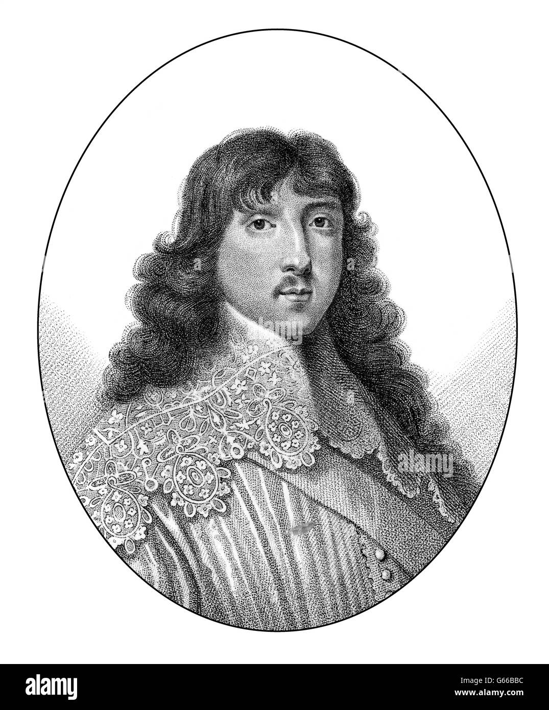 Henry Carey, 2. Earl of Monmouth, 1595-1661, ein englischer Adeliger und Übersetzer Stockfoto