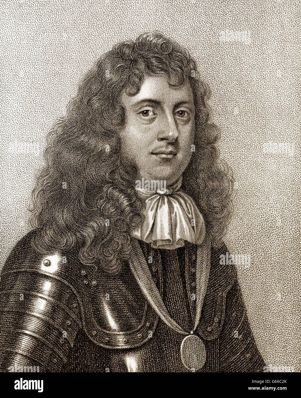 Edward Montagu, 1. Earl of Sandwich, 1625-1672, eine englische Infanterie-Offizier, Marineoffizier und Politiker Stockfoto