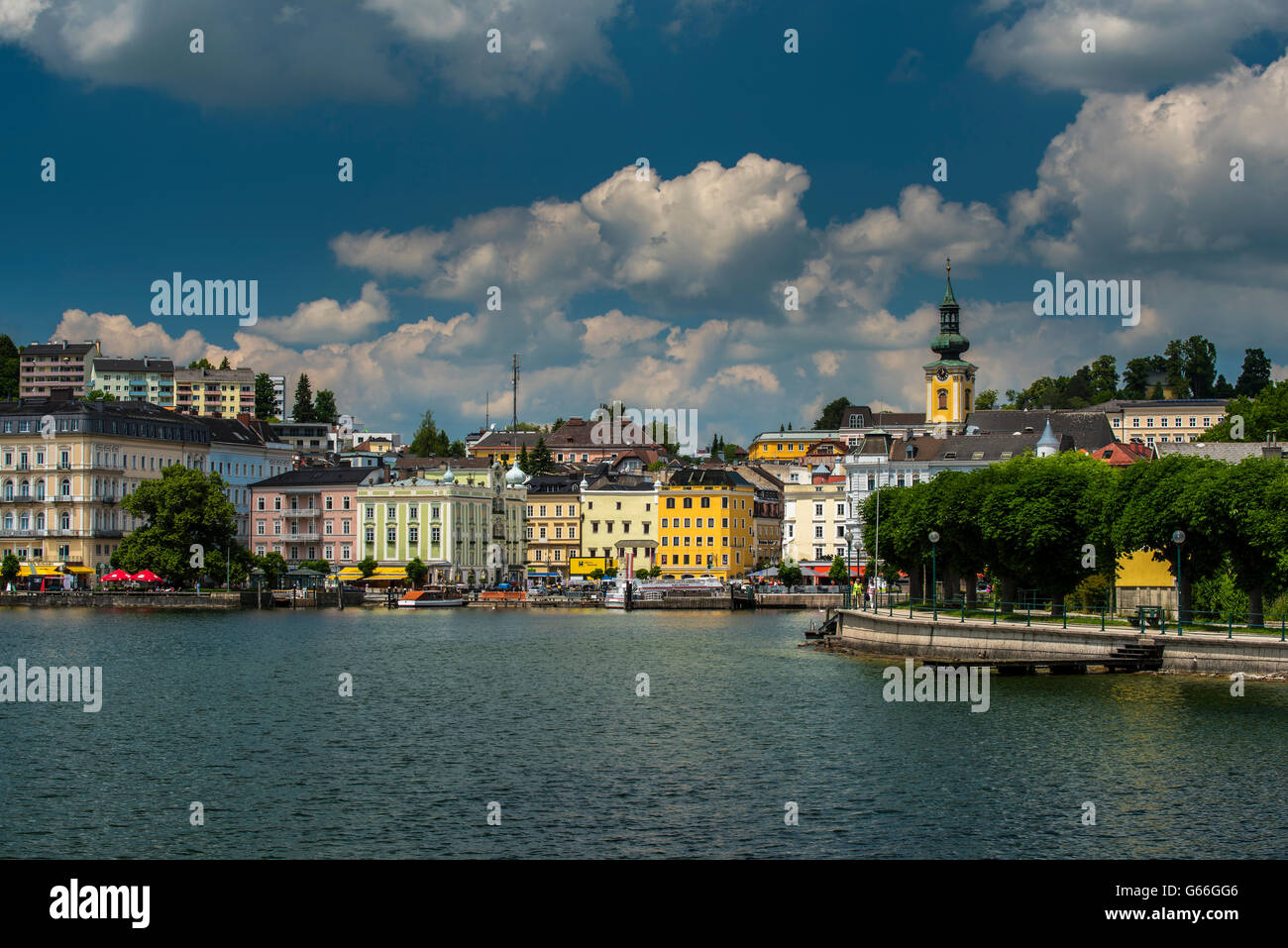 Gmunden, Oberösterreich, Österreich Stockfoto