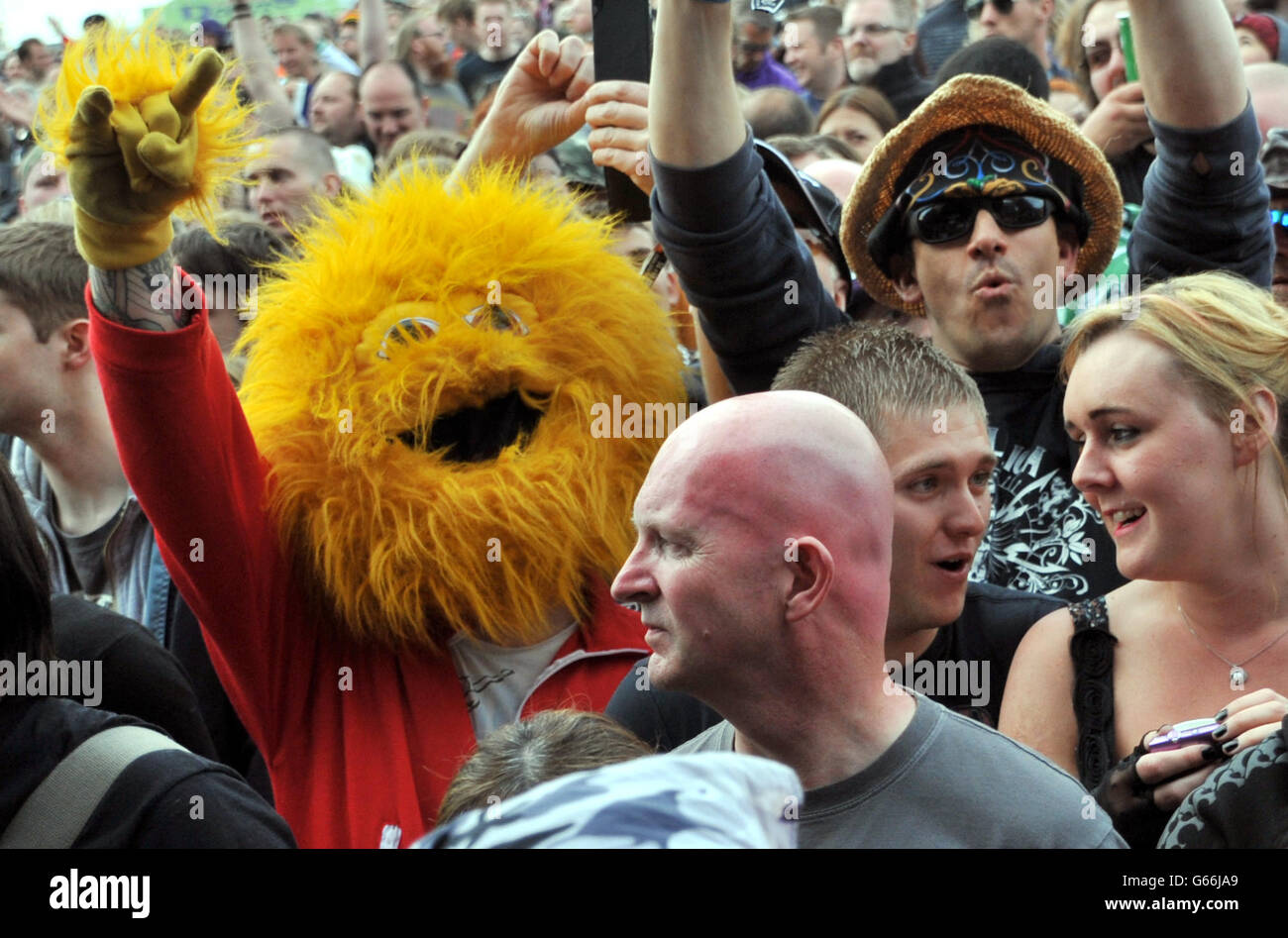 Download Festival 2013 Stockfoto