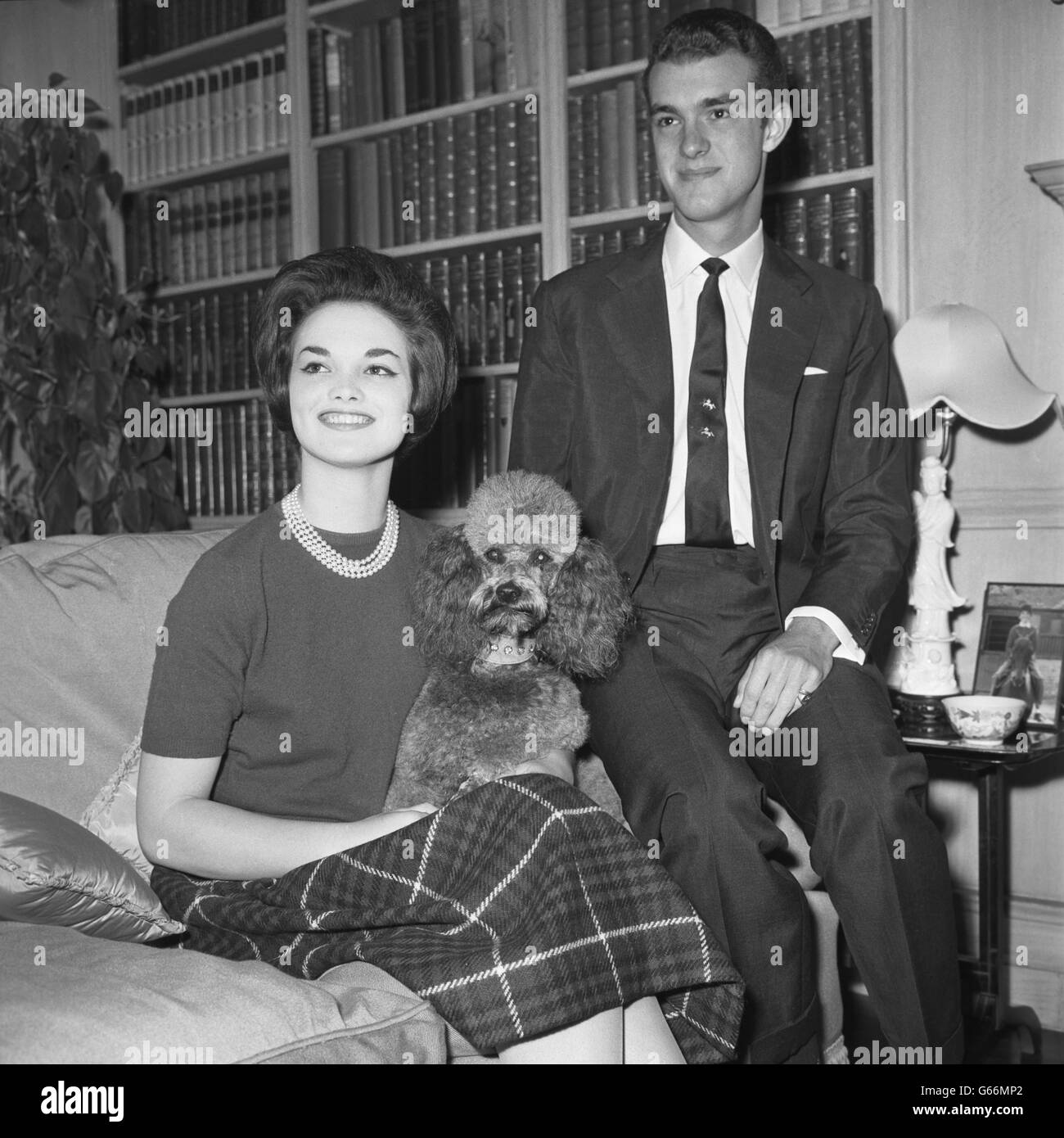 Adel - Engagement von der Marquess of Tavistock und Henrietta Tiarks - London Stockfoto