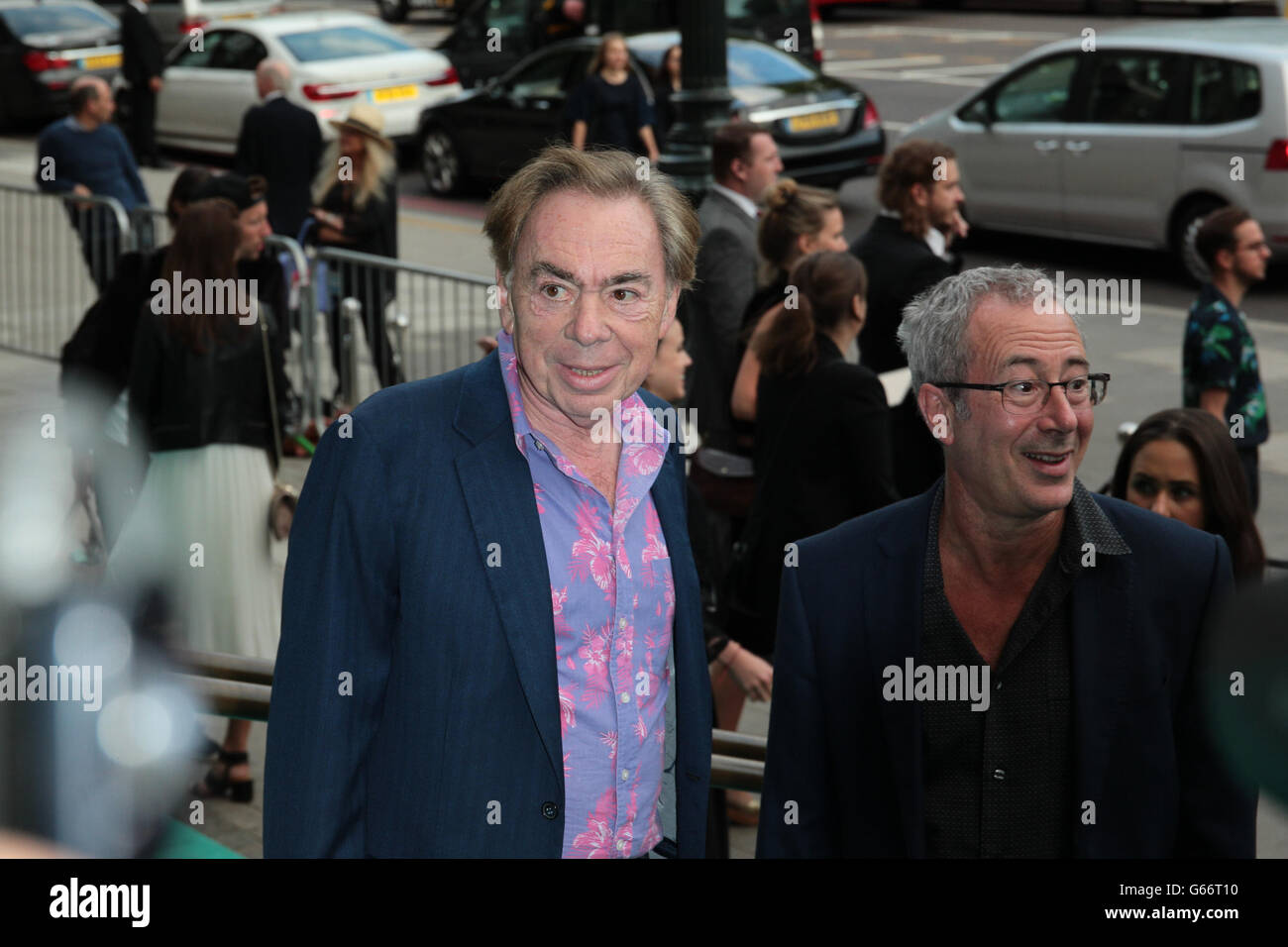 London, UK - 22. Juni 2016 Andrew Lloyd Weber besucht, das Victoria and Albert Museum-Sommerfest Stockfoto