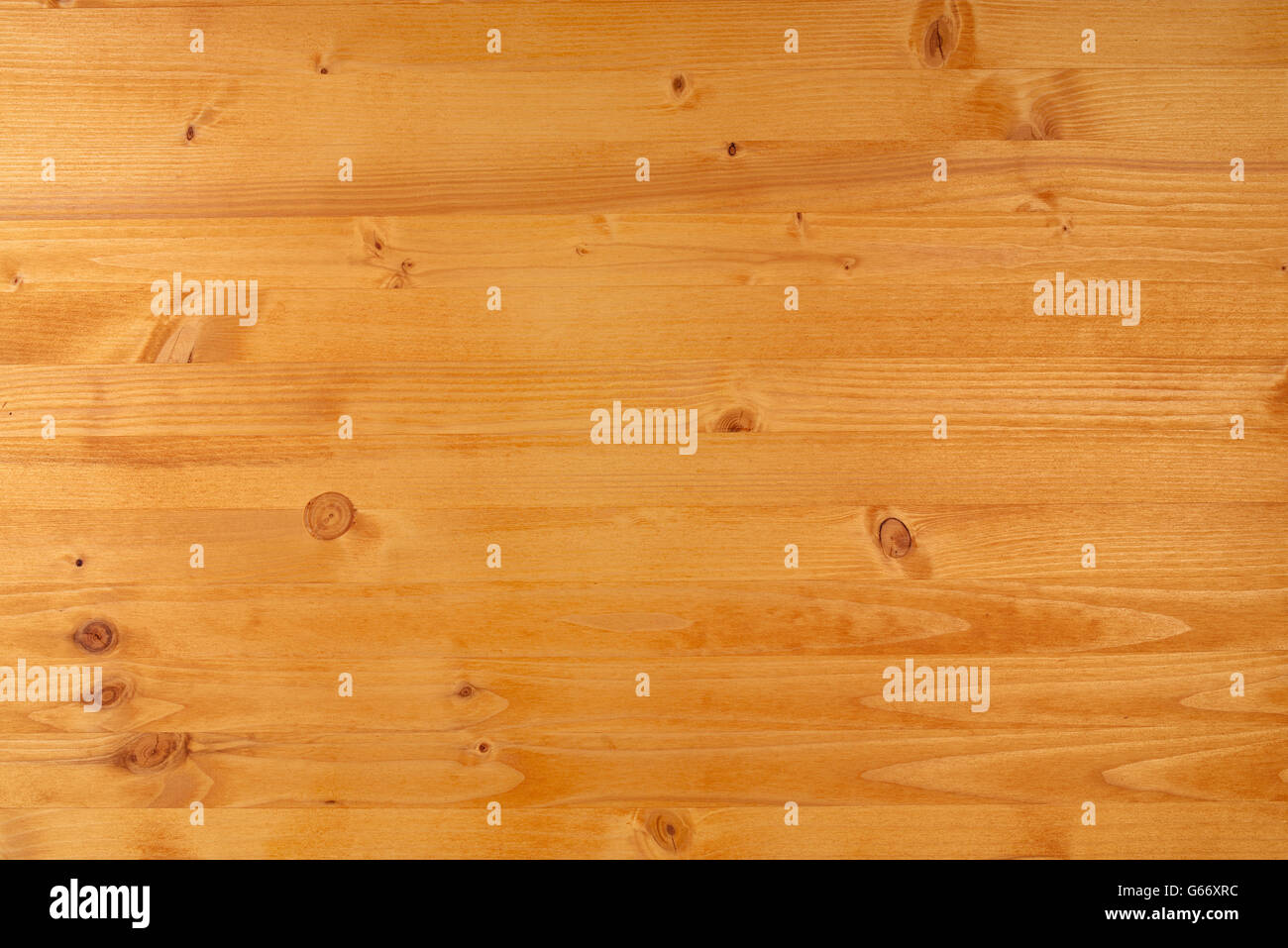 Yellow Pine Holzbohle Textur, Draufsicht auf Holzbrett Stockfoto