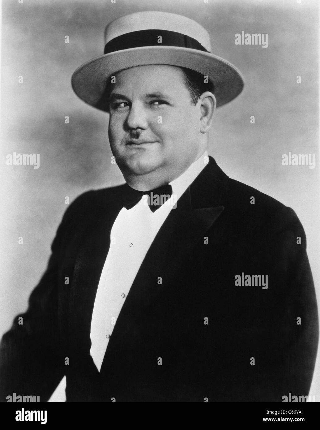 Oliver Hardy im Film Beau Chumps (auch bekannt als Beau Hunks) 1931. Stockfoto