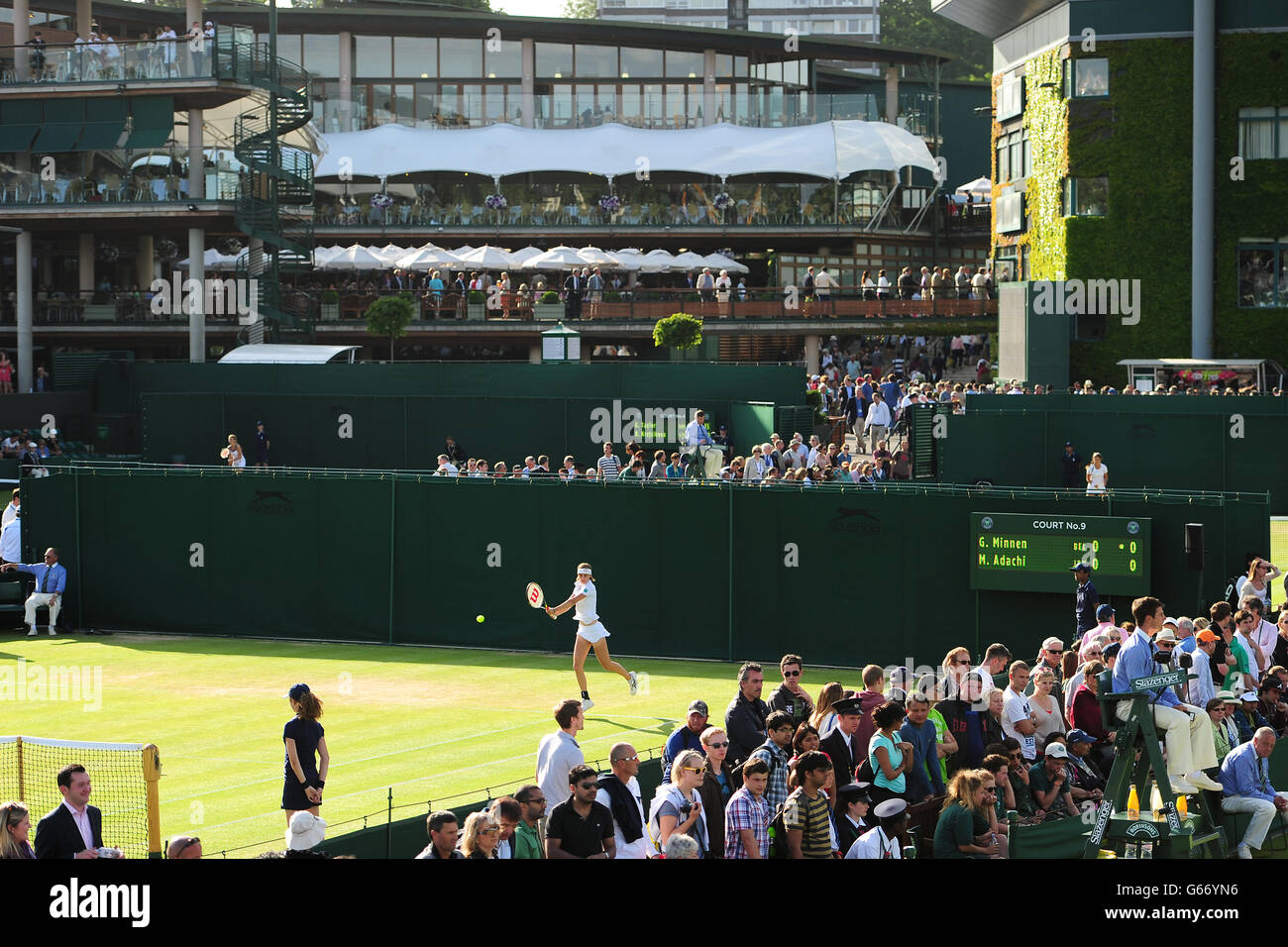 Tennis - Wimbledon Championships 2013 - Tag 7 - der All England Lawn-Tennis and Croquet Club Stockfoto