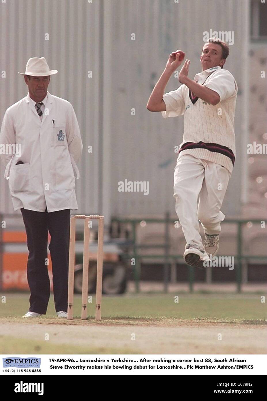 ENGLISCHE CRICKET - County Cricket - Lancashire V Yorkshire Stockfoto