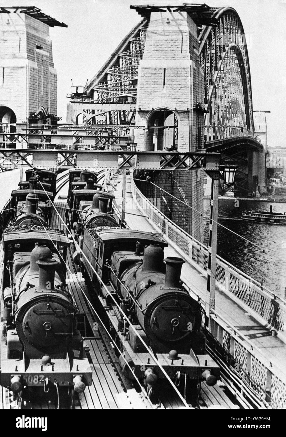 Eisenbahnen der britischen Empire - Australien - Sydney - 1932 Stockfoto