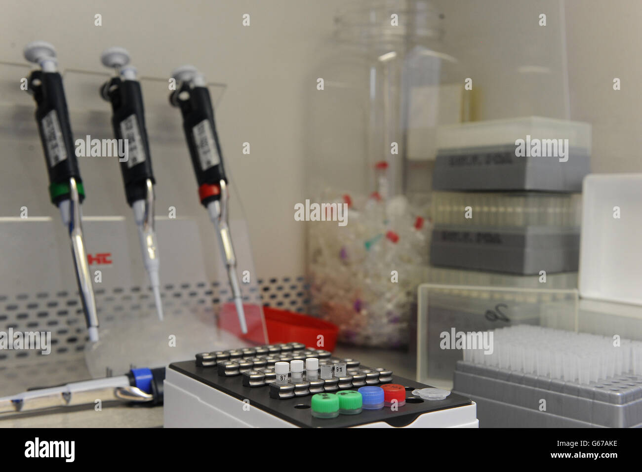 Postnatale Depression Studien Stockfoto