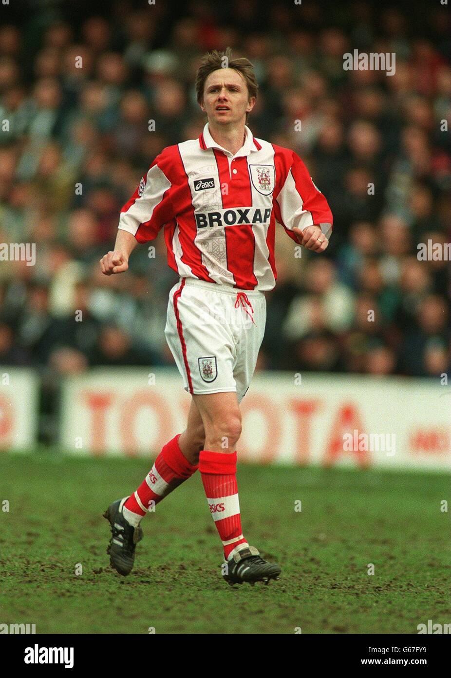 Fußball - Endsleigh League Division One - Derby County / Stoke City. Kevin Keen, Stoke City Stockfoto