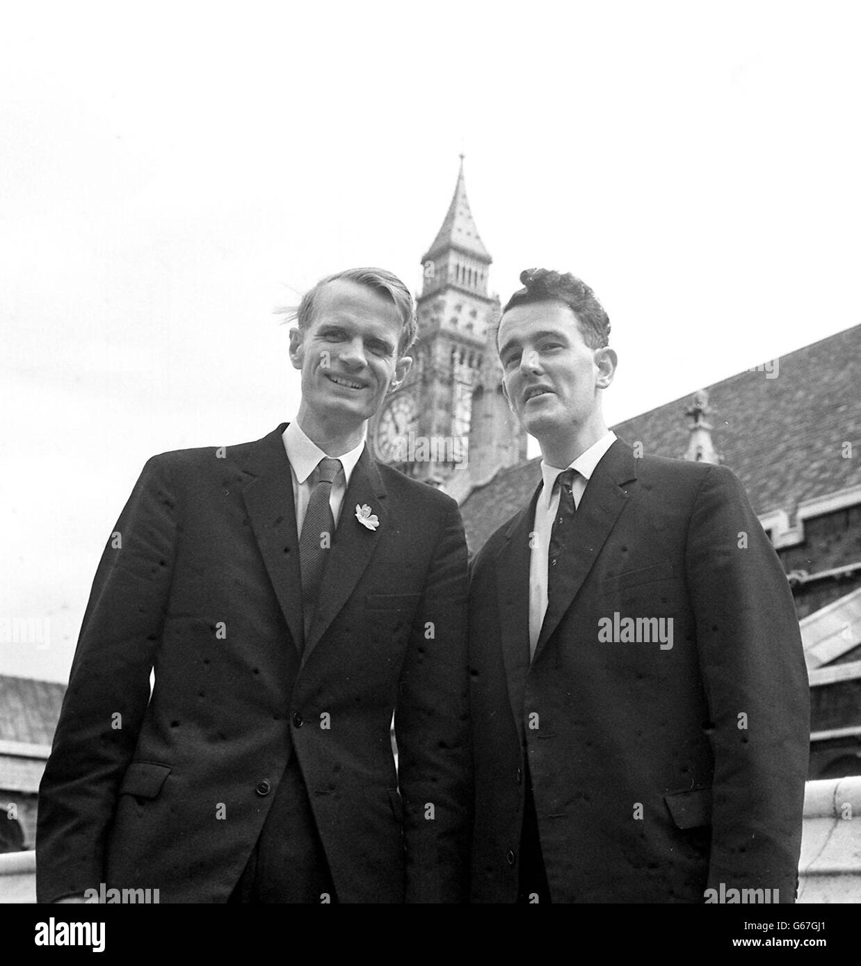 Tam Dalyell und Dr. Jeremy Bray Stockfoto