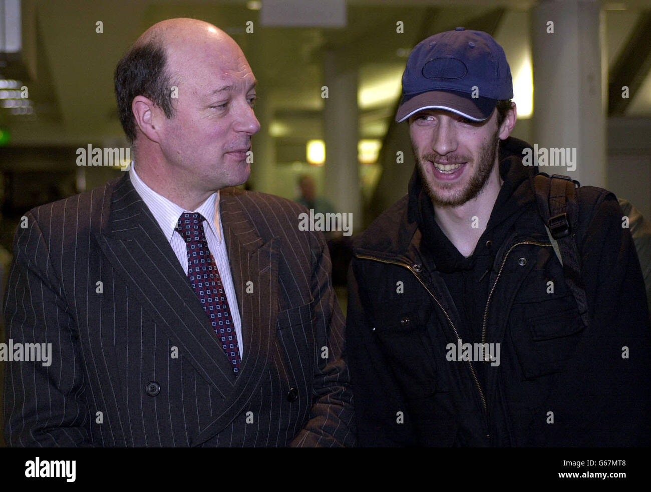 Menschliche Schutzschilde - Urlaub für den Irak Stockfoto
