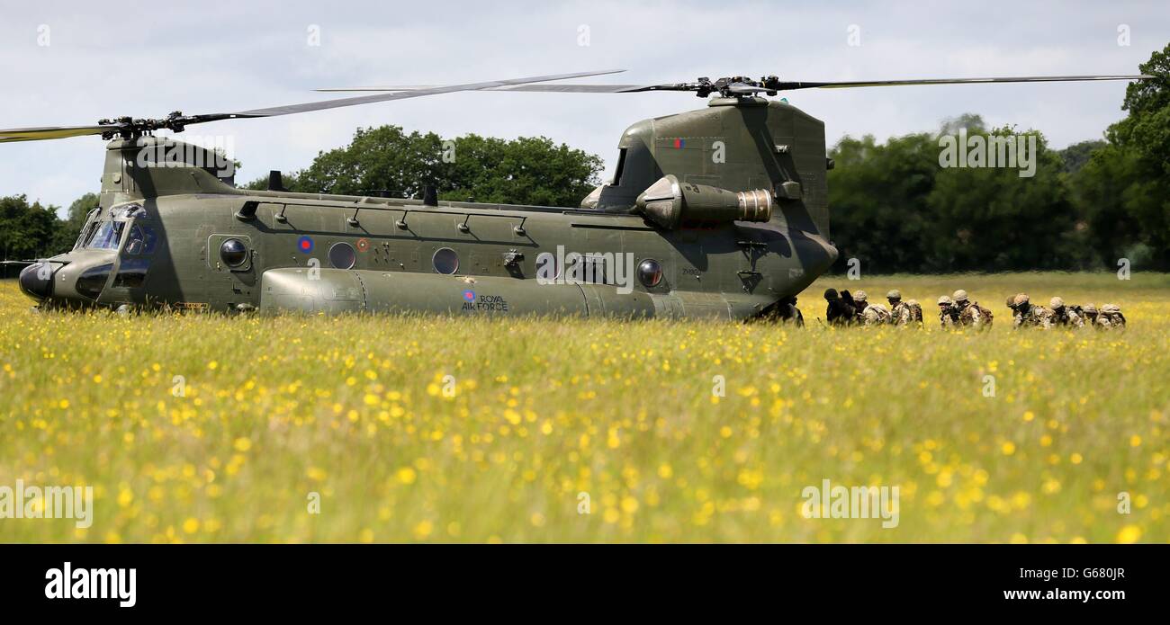 Neue Vorteile für Armee Reservisten Stockfoto