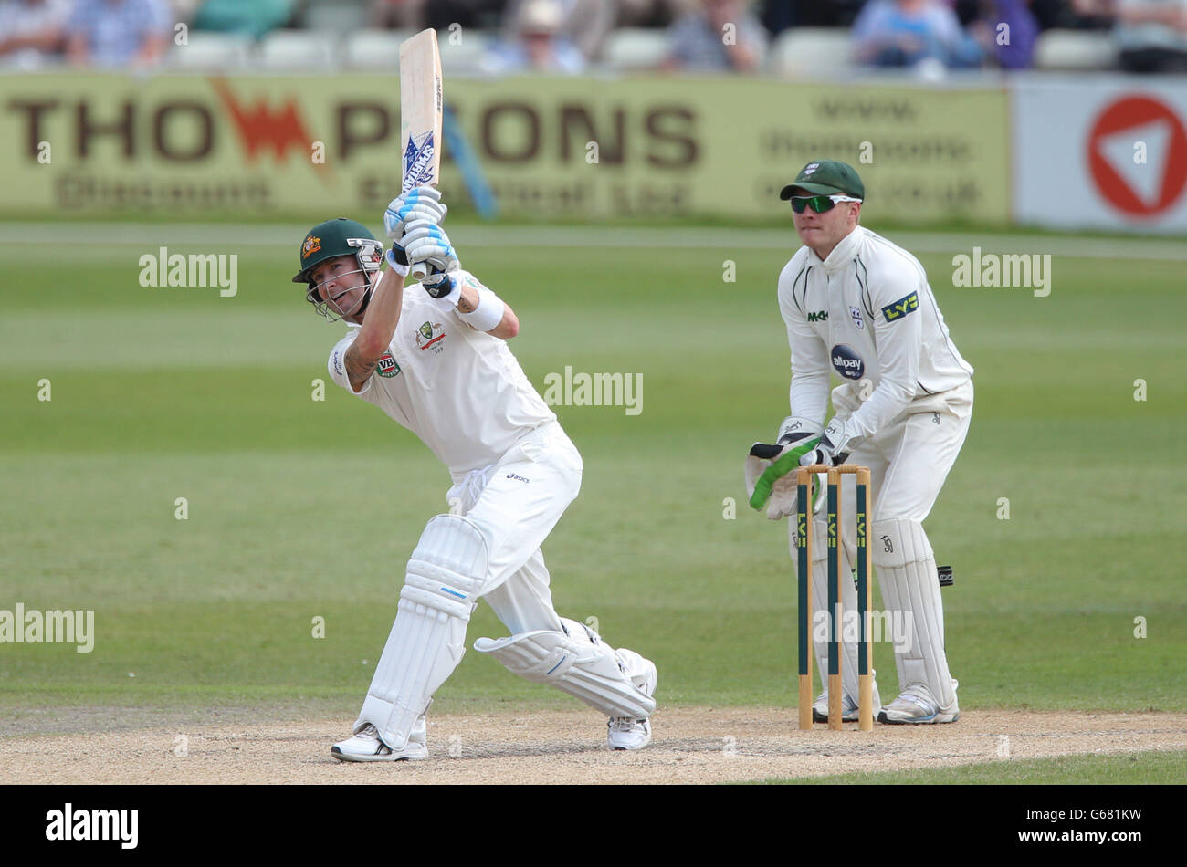 Cricket - International Tour Match - Tag 3 - Worcestershire V Australien - neue Straße Stockfoto