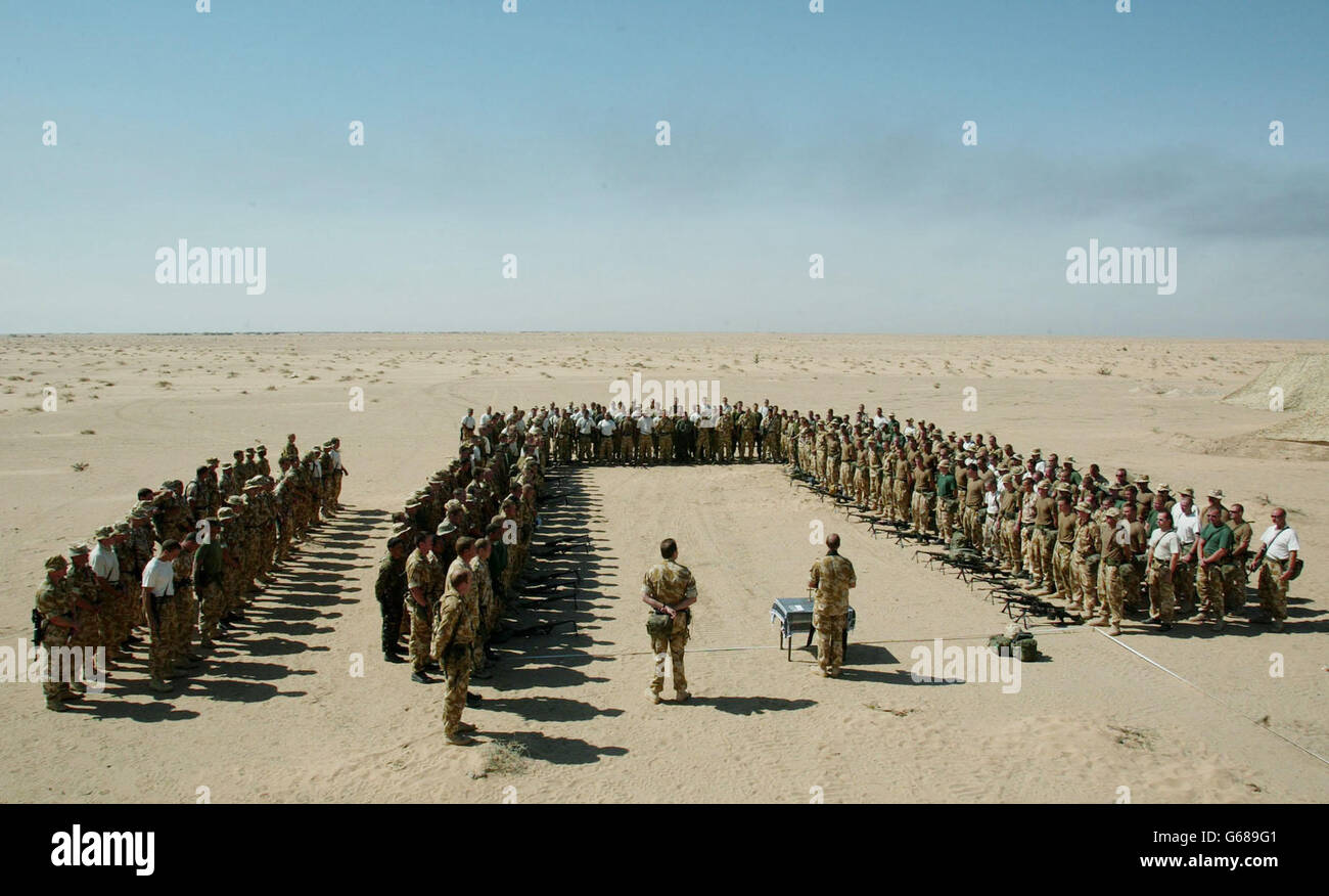 Königliche Artillerie Predigt Stockfoto