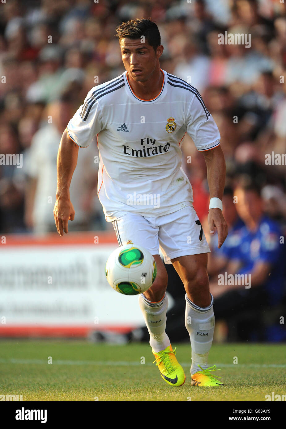 Fußball - vor der Saison freundlich - AFC Bournemouth gegen Real Madrid - Goldsands Stadium. Cristiano Ronaldo von Real Madrid in Aktion während der Vorsaison freundlich im Goldsands Stadium, Bournemouth. Stockfoto