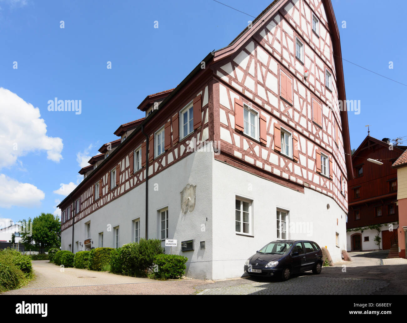 Lokale und Floß-Museum im Haus Großweilerhaus in Calmbach, Bad Wildbad, Deutschland, Baden-Württemberg, Schwarzwald, Schwarzwald Stockfoto