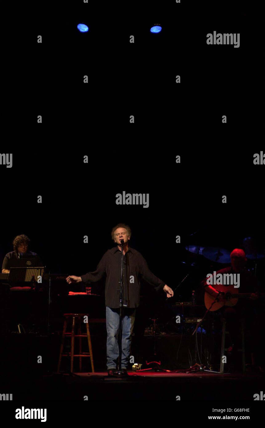 Amerikanische Sängerin, Art Garfunkel, Solistin im Olympia Theater, Dublin, Republik Irland. Stockfoto