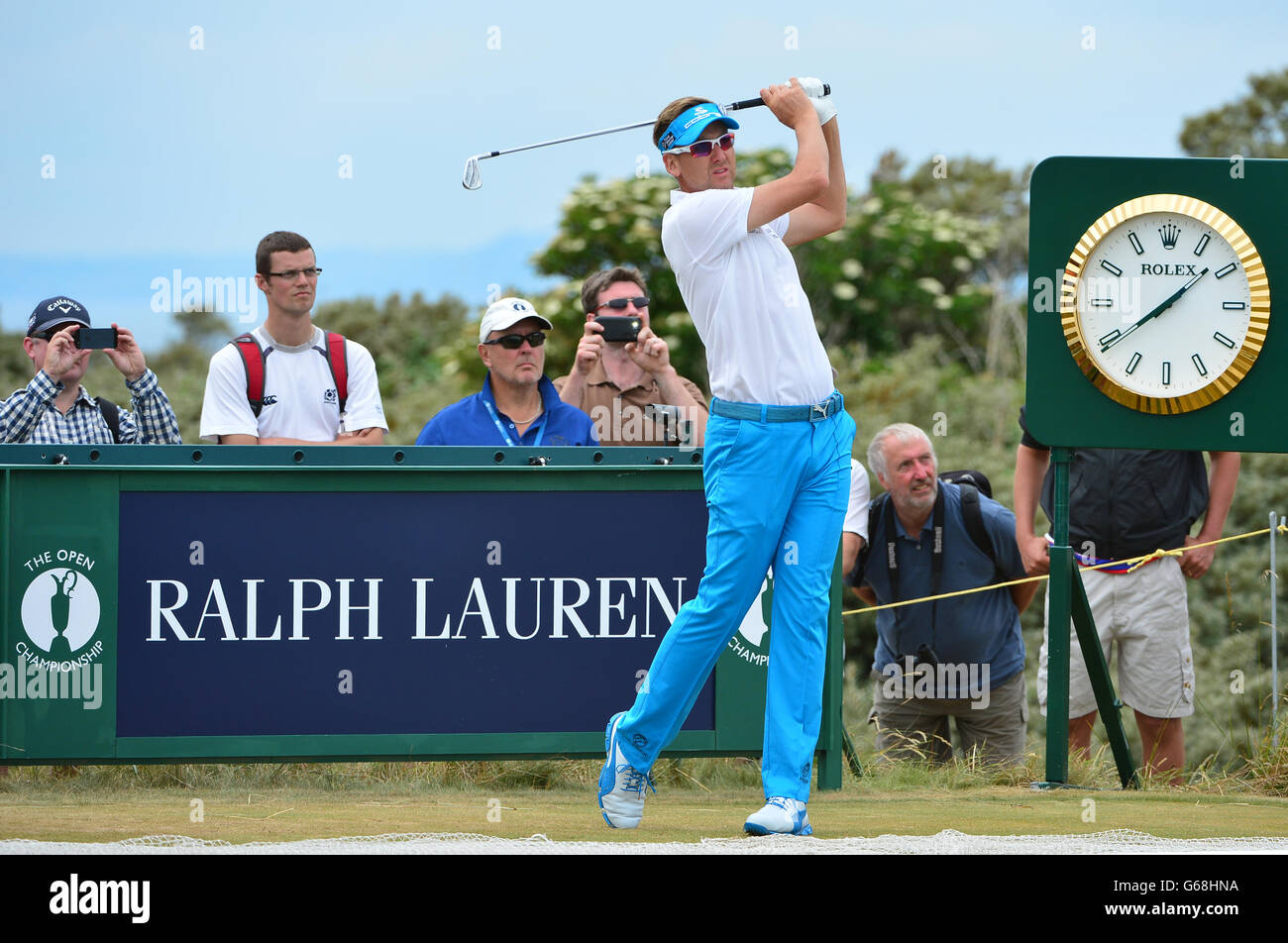Golf - Open Championship 2013 - Praxis Tag drei - Muirfield Golf Club Stockfoto